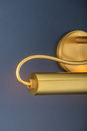 Aged Brass Berun Picture Light 28.25" by Hudson Valley, view 2