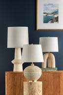 Ceramic Pale Flax Ramapo Table Lamp 15" by Hudson Valley, view 6