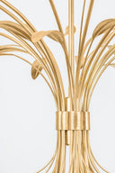 Vintage Gold Leaf Bilston Chandelier 44" by Hudson Valley, view 3