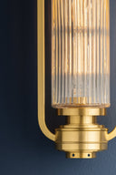 Aged Brass Binnewater Wall Sconce 4.75" by Hudson Valley, view 5