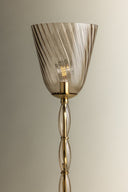 Aged Brass Bleecker Floor Lamp 11" by Hudson Valley, view 2
