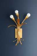 Vintage Gold Leaf Bilston Wall Sconce 12.75" by Hudson Valley, view 2