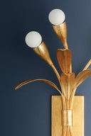 Vintage Gold Leaf Bilston Wall Sconce 12.75" by Hudson Valley, view 3