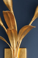 Vintage Gold Leaf Bilston Wall Sconce 12.75" by Hudson Valley, view 5