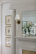 Aged Brass Blixen Wall Sconce 6" by Hudson Valley, view 4