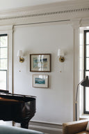 Aged Brass Blixen Wall Sconce 6" by Hudson Valley, view 3