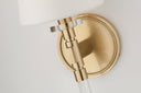 Aged Brass Blixen Wall Sconce 6" by Hudson Valley, view 5