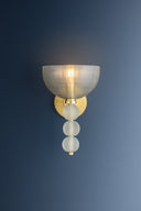 Aged Brass Bloomvale Wall Sconce 7.75" by Hudson Valley, view 5