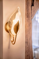 Gold Leaf Blossom Wall Sconce 6.25" by Hudson Valley, view 2