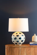 White Blue Point Table Lamp 16" by Hudson Valley, view 4