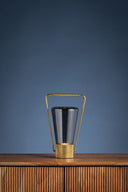 Aged Brass Booker Rechargeable Table Lamp 4.75" by Hudson Valley, view 4