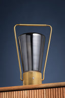 Aged Brass Booker Rechargeable Table Lamp 4.75" by Hudson Valley, view 5