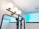 Aged Brass and Old Bronze Bowery Bath And Vanity 23.75" by Hudson Valley, view 3