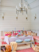 Aged Brass and Old Bronze Bowery Chandelier 34" by Hudson Valley, view 2