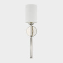 Polished Nickel Brewster Wall Sconce 4.75" by Hudson Valley, view 4