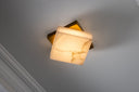Aged Brass Brockton Flush Mount 11.5" by Hudson Valley, view 4