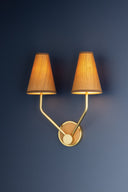 Aged Brass Buskirk Wall Sconce 15" by Hudson Valley, view 5