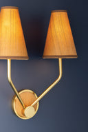 Aged Brass Buskirk Wall Sconce 15" by Hudson Valley, view 2