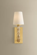 Aged Brass Calumet Wall Sconce 5.5" by Hudson Valley, view 5