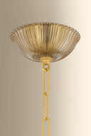 Aged Brass Calumet Chandelier 43.25" by Hudson Valley, view 2