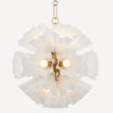 Aged Brass Capri Chandelier 24" by Hudson Valley, view 4