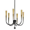 Gradient Brass Adley Chandelier 26.5" by Hudson Valley