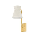 Aged Brass Hollywood Wall Sconce 7.5" by Hudson Valley