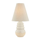 Ceramic Elemental White Tybee Table Lamp 15.75" by Hudson Valley