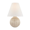 Ceramic Ivory Petal Capers Table Lamp 19" by Hudson Valley