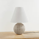 Ceramic Ivory Petal Capers Table Lamp 19" by Hudson Valley, view 3