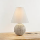 Ceramic Ivory Petal Capers Table Lamp 19" by Hudson Valley, view 2