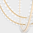 Vintage Brass Celeste Chandelier 35.75" by Corbett Lighting