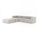 LANGHAM CHANNELED 3-PIECE SECTIONAL