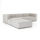 LANGHAM CHANNELED 3-PIECE SECTIONAL