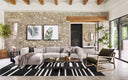 LANGHAM CHANNELED 3-PIECE SECTIONAL