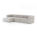 LANGHAM CHANNELED 3-PIECE SECTIONAL