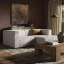 LANGHAM CHANNELED 2-PIECE SECTIONAL