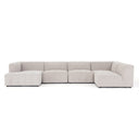 LANGHAM CHANNELED 5-PIECE SECTIONAL