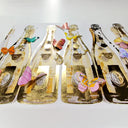 Champagne Morning Bloom | Hand Embellished & Sculptural Gold Leaf Art by Oliver Gal, view 13