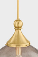 Aged Brass Chatton Pendant 16.5" by Hudson Valley, view 4