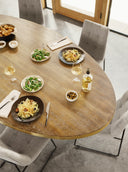 EVANS OVAL DINING TABLE