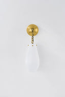 Aged Brass Clarkstown Wall Sconce 5.25" by Hudson Valley, view 2