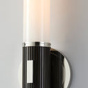Polished Nickel Crewe Wall Sconce 5" x 14.5" by Hudson Valley, view 4