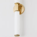 Aged Brass Cromwell Wall Sconce 4.75" by Hudson Valley, view 2