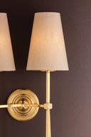 Vintage Brass Cadiz Wall Sconce 13.25" by Corbett Lighting, view 5