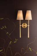 Vintage Brass Cadiz Wall Sconce 13.25" by Corbett Lighting, view 6