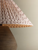Gathered Wide Taper Shade 22" x 10" (PSD-003-02) by Hudson Valley, view 11