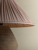 Gathered Wide Taper Shade 22" x 10" (PSD-003-03) by Hudson Valley, view 10