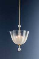 Aged Brass Cambria Heights Lantern 17" by Hudson Valley, view 5