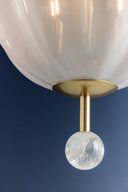 Aged Brass Cambria Heights Lantern 17" by Hudson Valley, view 7